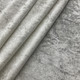 72" Shadow Crushed Velvet White | Medium/Heavyweight Velvet Fabric | Home Decor Fabric | 72" Wide