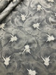 PKL Studio Fleurine Jacquard Pewter | Medium Weight Jacquard Fabric | Home Decor Fabric | 54" Wide