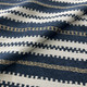 Covington Dodger Stripe Jacquard Navy | Heavyweight Jacquard Fabric | Home Decor Fabric | 57" Wide