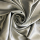 Silver Silky Satin 100% Polyester | Lightweight Apparel Fabric