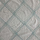 Elory in Aqua | Embroidered Fabric | Blue / White Diamond Lattice | Drapery / Upholstery | 54" Wide | By the Yard