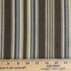 Stripes in Brown / Tan / Blue-Grey | Upholstery Fabric | Medium Weight | 54" Wide | By the Yard