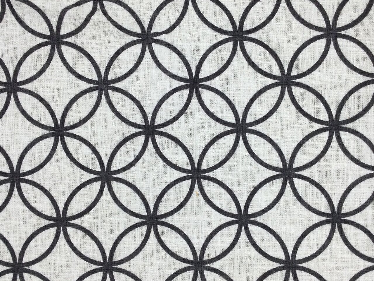 Black Circle Quilted Fabric – Designer Discount Fabrics