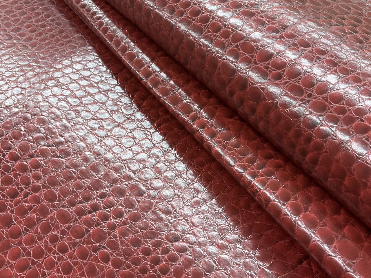 Ruby Red Burgundy Plain Solid Velvet Upholstery Fabric by The Yard