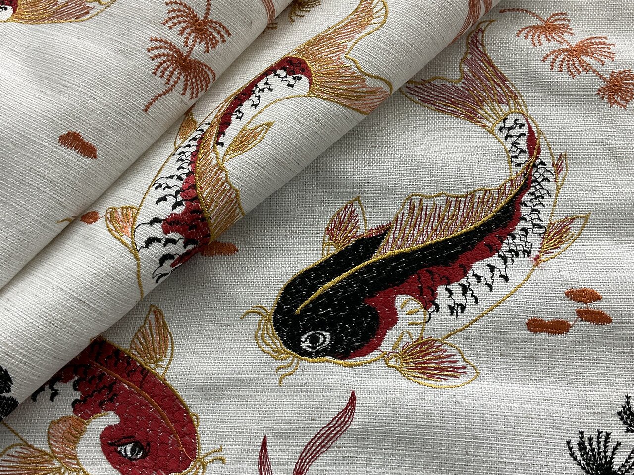 Fish Print Canvas Fabric, Water Resistant Cotton Outdoor Fabric, Home  Textile Cushion Curtain Chair Furniture Upholstery Fabric by the Yard -   Canada