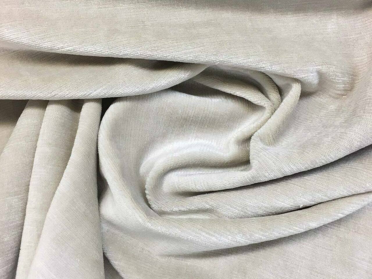 White Plush Velvet, Upholstery fabric, Velvet fabric online, premium Velvet,  luxury Velvet