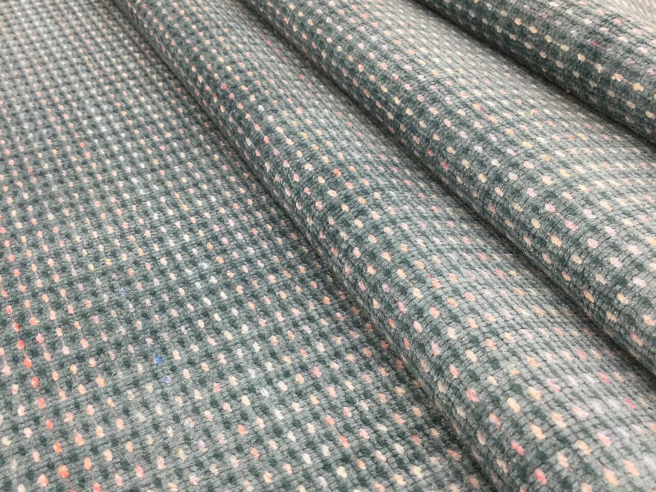 Turquoise Retro Fabric - Fabric Warehouse