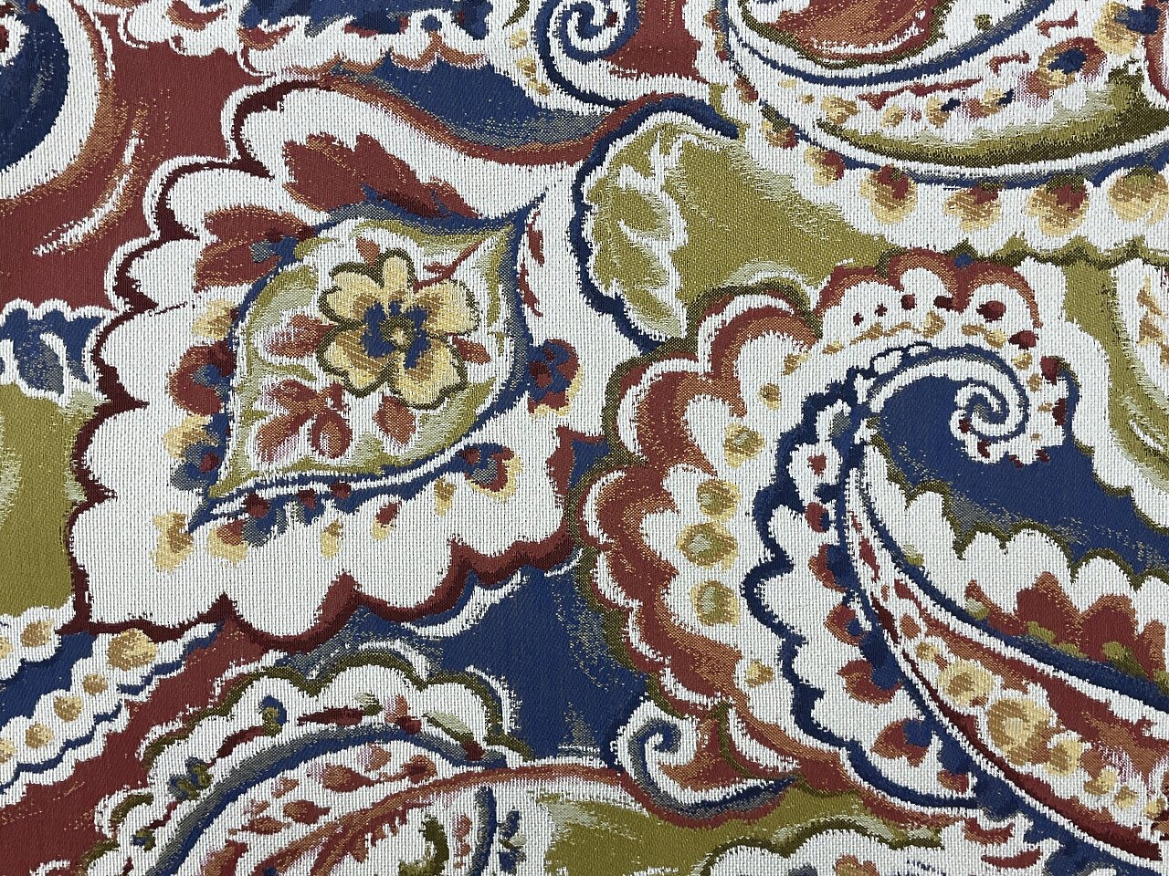 2.25 Yard Piece of Waverly Sun N Shade Boho Passage Fiesta Outdoor | Medium  Weight Outdoor Fabric | Home Decor Fabric | 54 Wide