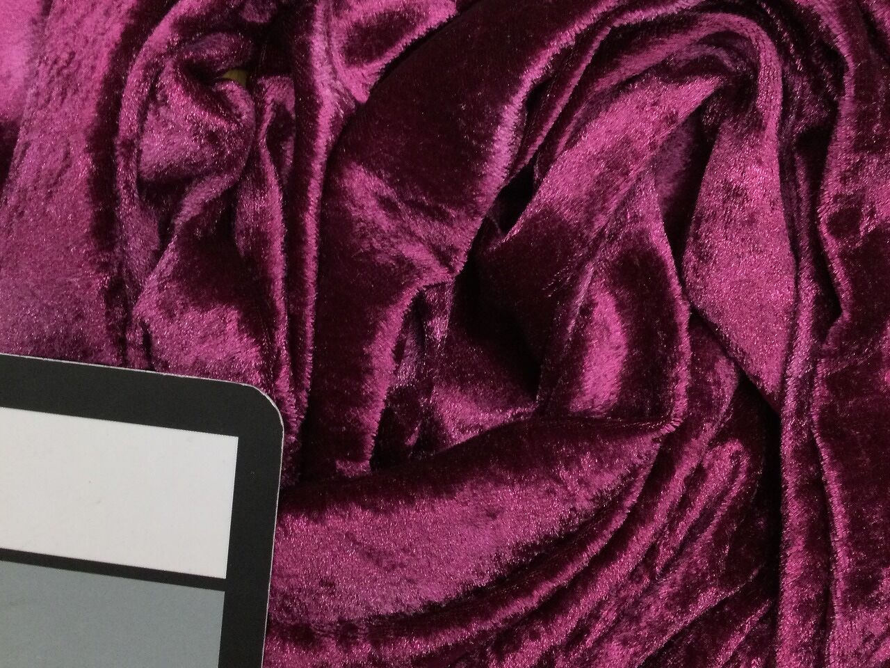 Classic Plum Velvet Fabric