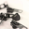 # 10 Single Pull Slides Black Zipper