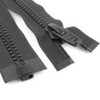 #10 Marine Zipper Black 84 Inches Long | Separating Zipper / Jacket Style | EXTRA HEAVY DUTY | Locking Pull Tab