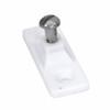 Two hole side mount deck hinge WHITE