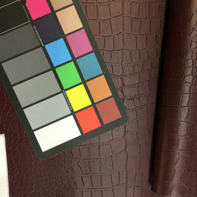 Burgundy Faux Reptile Vinyl Fabric | Upholstery / Bag Making | 54 Wide | By the Yard