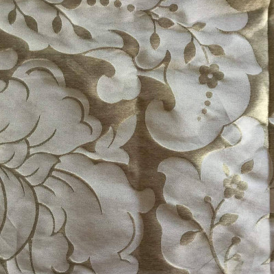 Brown and Beige Floral | Drapery / Upholstery Fabric | 62 Wide | By the Yard