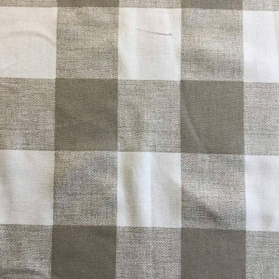 Taupe and Cream 3 inch Check | Premier Prints | Home Decor Fabric | 54 Wide