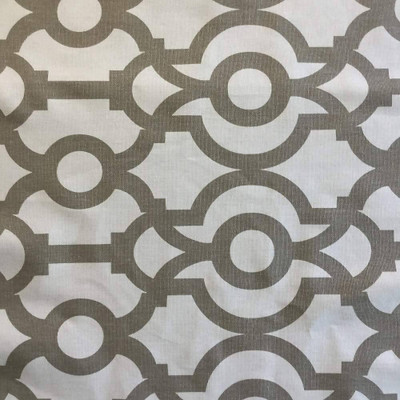 Scrollwork in Taupe / White | Premier Prints | Home Decor Fabric | 54 Wide | BTY