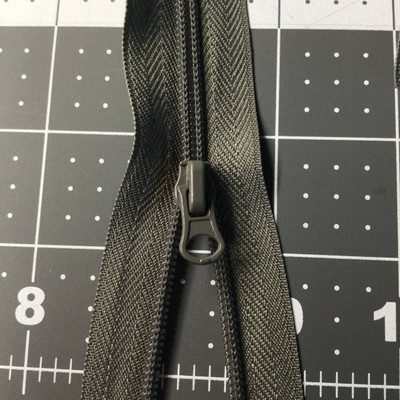 31.5 Inch Slate Gray non-Separating Zipper | Single Pull |