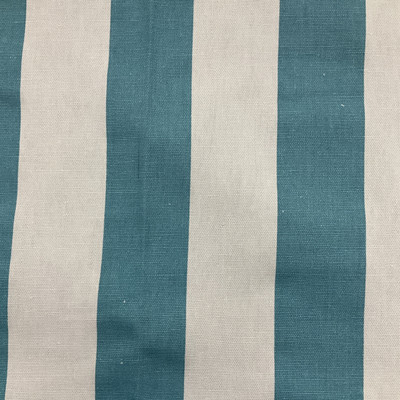 Vertical Stripes Turquoise / White | Home Decor Fabric | Premier Prints | 45 W