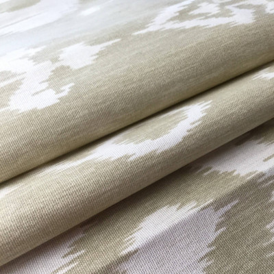 Ikat Tan / Beige | Home Decor Fabric | Mill Creek Fabrics | Drapery | 54 Wide