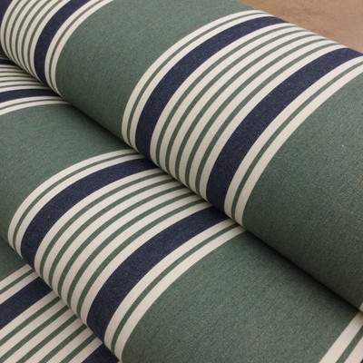 4995-0000 | Ashford Forest Striped  Sunbrella | 46 Inch | Marine And Awning Fabric