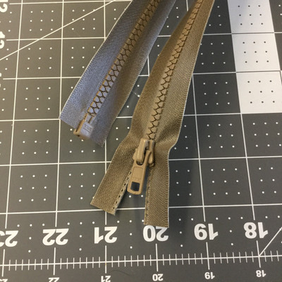 separating zipper