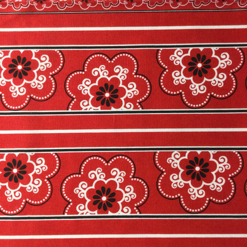 America Red Stripes Quilting Fabric Robert Kaufman 44" Wide By