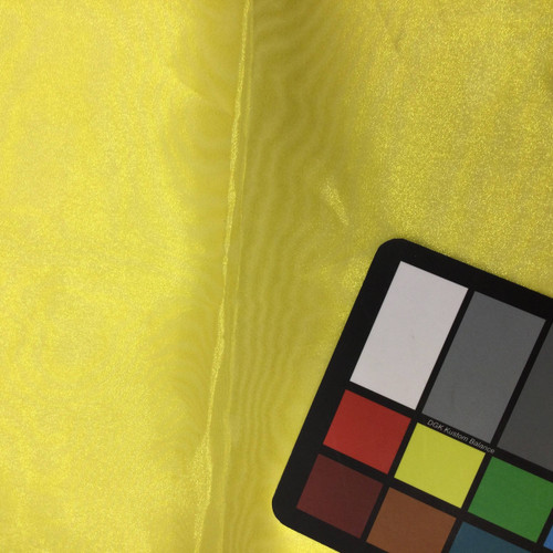 Yellow Transparent Vinyl Fabric