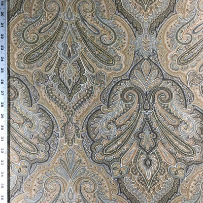 Rajah in Cocoa by P/Kaufmann | Brown / Gray | Home Decor Fabric | Light Upholstery / Drapery | 54" Wide | By the Yard