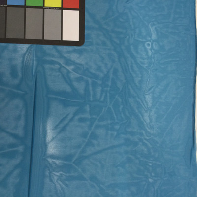 Peacock Blue Polyester Chiffon Fabric / Lightweight Sheer / Special Occasion/ By The yard / 60 inch Wide / Clothing and Apparel 1466