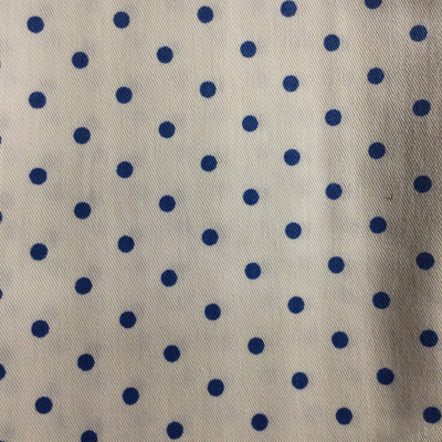 Tiny Polka Dots Blue on White  | Home Decor Fabric | Premier Prints | 54 Wide | By the Yard