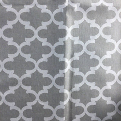 Quatrefoil Gray / White | Home Decor Fabric | Premier Prints | 54 Wide | By the Yard