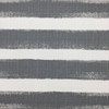 Deckled Edge Stripes Gray / White Canvas | Home Decor Fabric | Premier Prints | 54 Wide | By the Yard