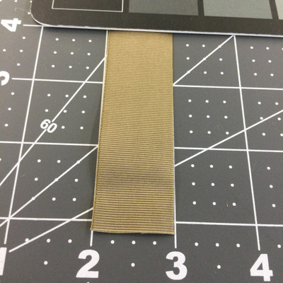 1" Tan Nylon Grosgrain Ribbon / Webbing | Milspec