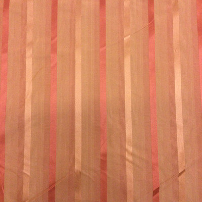 6.8 Yard Piece of Drapery Fabric | Vintage Orange Stripes | 54" Wide