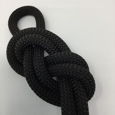 16.8 Yard Piece of Safety Rope - 11 mm, Black , By the Piece, Remnant 180