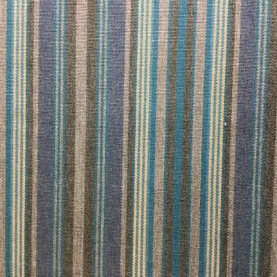 Blue / Gray Thin Stripes | Indoor / Outdoor Fabric | Upholstery / Drapery | 54 Wide | By the Yard