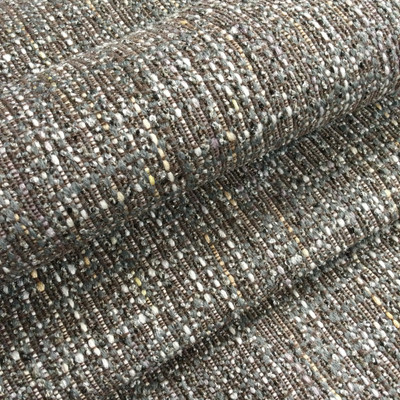 Variegated Slub Weave | Gray / White / Beige | Heavy Upholstery Fabric | 54" Wide | By the Yard