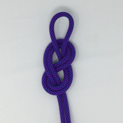 Static Utility Rope | 8 MM | PURPLE & BLUE | Sold by the linear foot | SECONDS