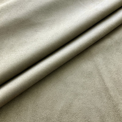 Obsession in Mist | Solid Greyish Green | Microsuede Upholstery Fabric | Heavy Weight | 54" Wide | By the Yard