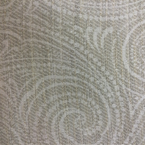 Edgecliff in color Mist | Swirls and Textured Slub Weave | Grey / Beige ...