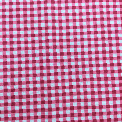 Gingham in Fuchsia | Upholstery / Drapery Fabric | PKL Studio | 54" Wide | By the Yard