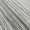 Sullivan in Onyx | Thin Stripes in Black / Grey / White | Upholstery / Drapery Fabric | Magnolia Home Fashions | 54" Wide | By the Yard