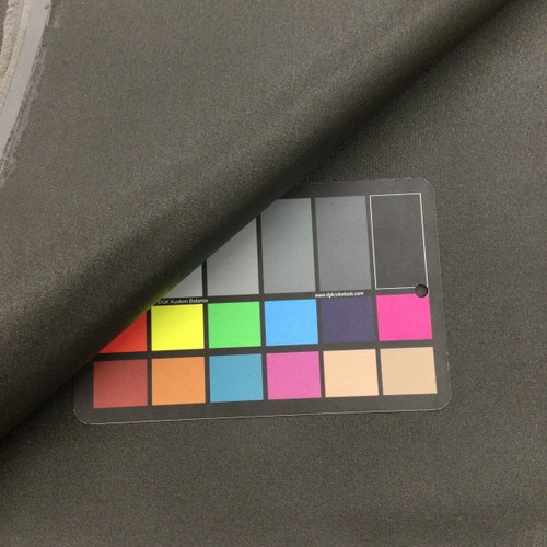 Black Coated Outdoor Nylon Fabric Tarp / Awning 54" Wide By the