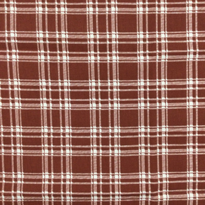 Traditional Plaid in Burgundy and White | Home Decor / Drapery Fabric | 54" Wide | By the Yard