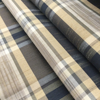 Plaid in Brown / Tan/ Beige | Upholstery / Drapery Fabric | 54" Wide | By the Yard