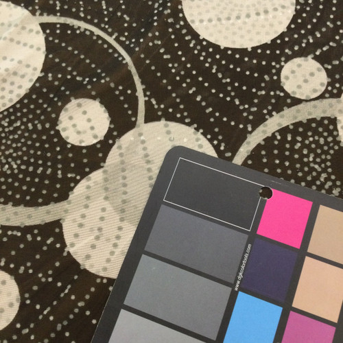 Landscape Graphic Sheer Knitted