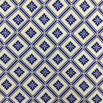 Decorative Diamonds in Blue and White | Quilting Treasures | Quilting Fabric | 100% Cotton  | 44 wide | By the Yard | 3064