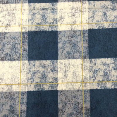 Buffalo Check / Plaid Blue / White | Quilting Fabric | 100% Cotton | 44 wide | By the Yard 3569