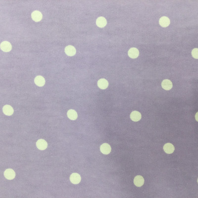 Polka Dots in Lavender and White | Flannel Fabric | 44 Wide | 100% Cotton | By The Yard 135