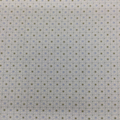 Dotted Design in Light Blue and White | Juvenile Flannel Fabric | 44 Wide | 100% Cotton | By The Yard 185